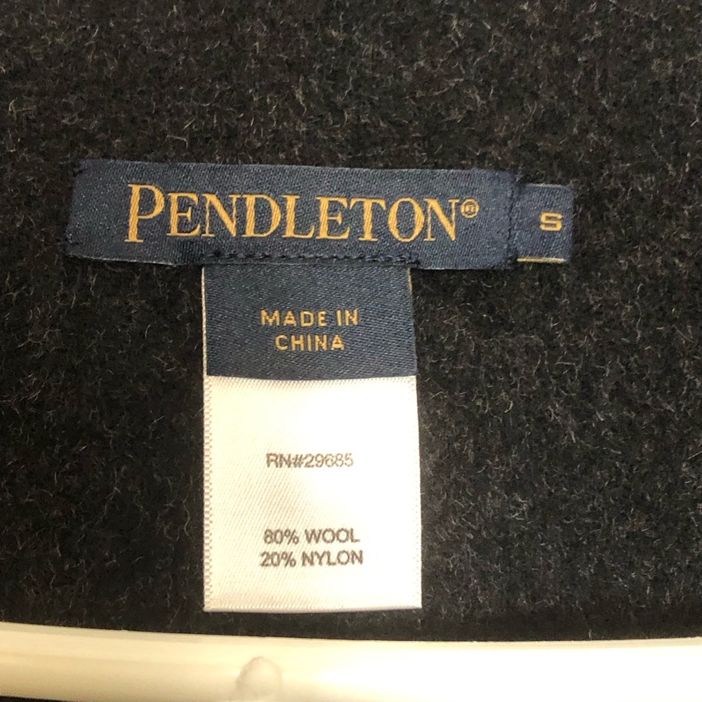 Pendleton Striped Wool Blend Coat - image 5